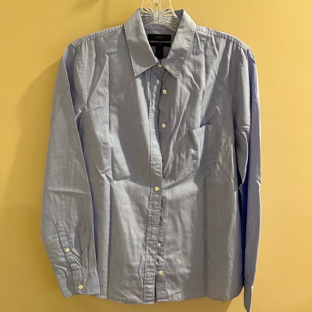 J. Crew Blue Casual Button Down Shirt